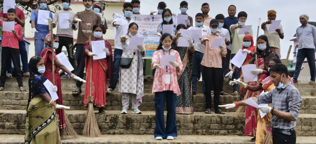 'Voluntary Labor, Tree Plantation, and Pledge Programs in Bihar during the Ganga Cleanliness Fortnight'